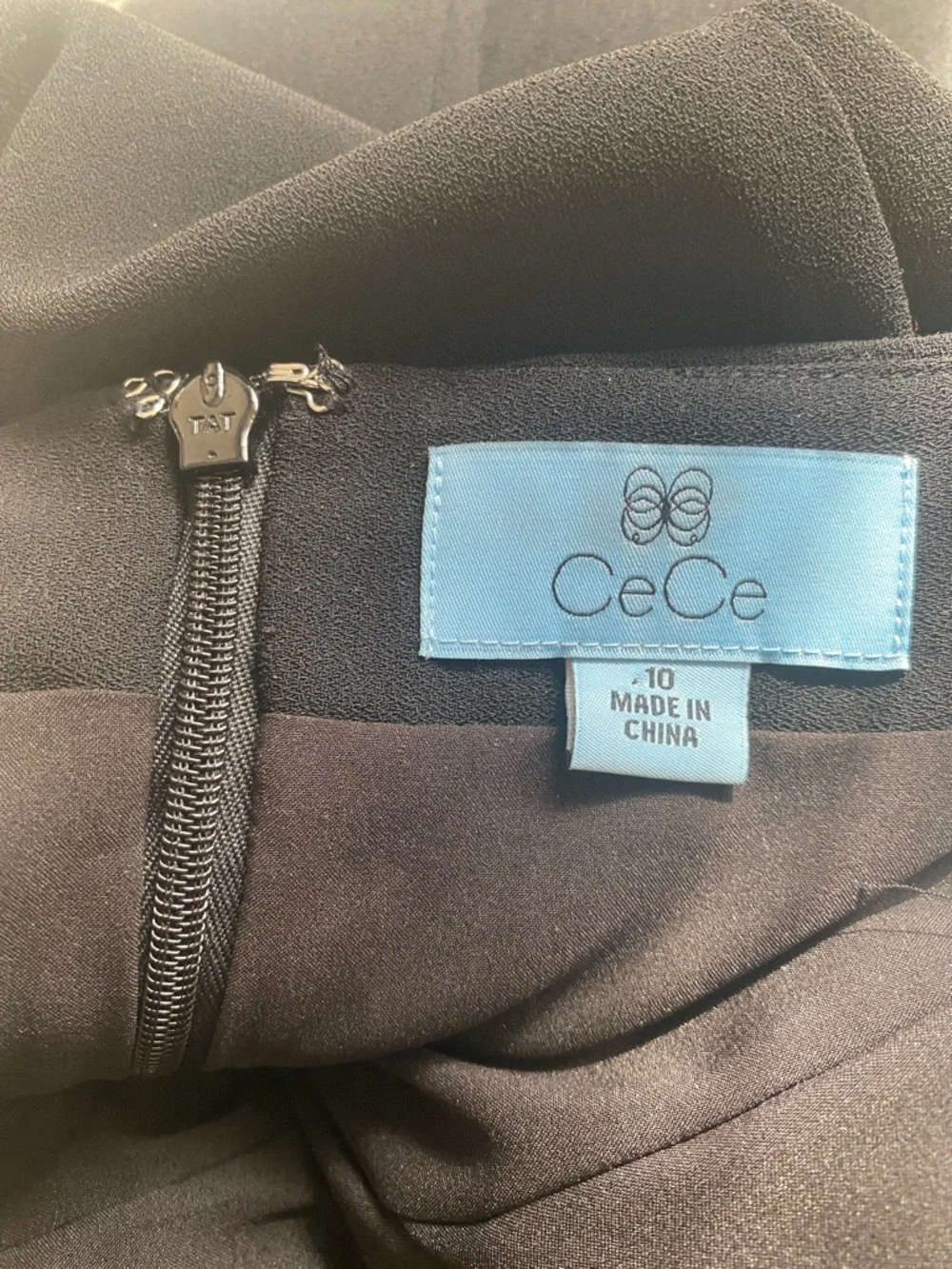 CeCe size 10 black NWT lined skirt - Picture 3 of 5